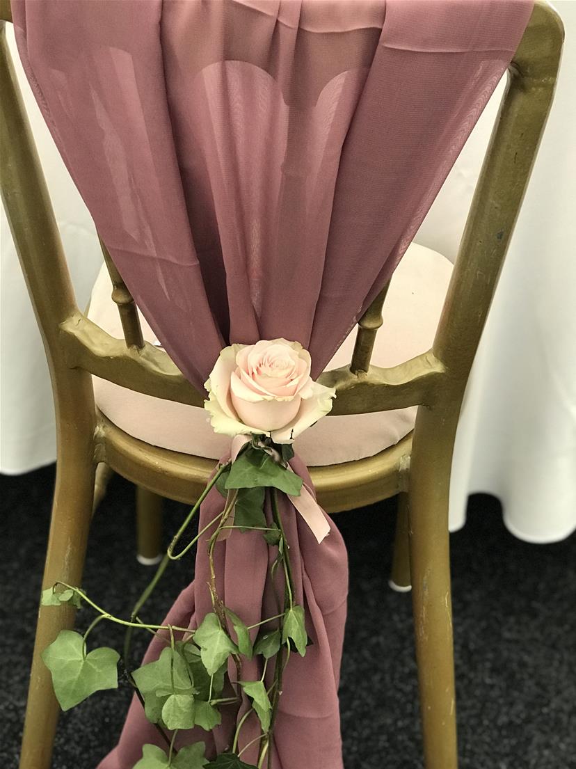 Wedding Chair Covers Flowers & Sparkle Florist Sittingbourne